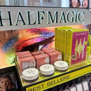 NEW Half Magic Pressed Fairy Dust Eye Face Body Glitter Puck Dopamine Sparkle